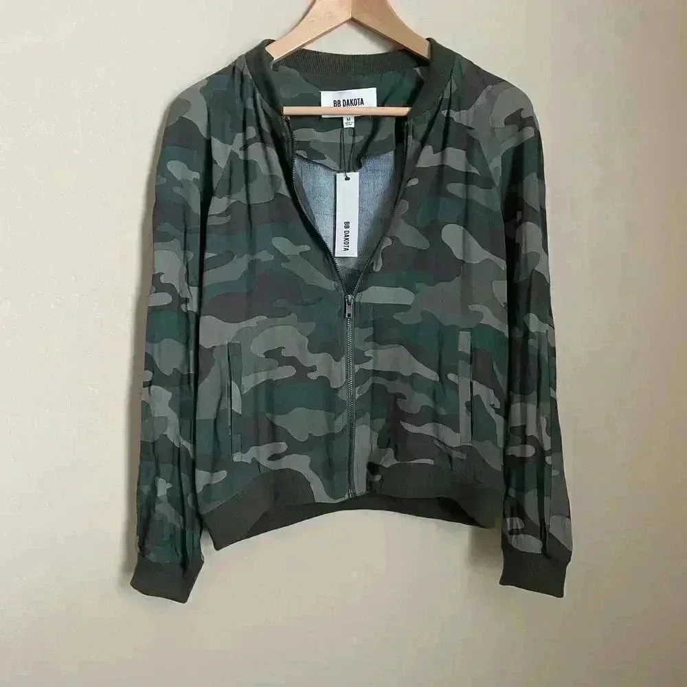BB Dakota Can't‎ See Me Bomber Jacket Medium